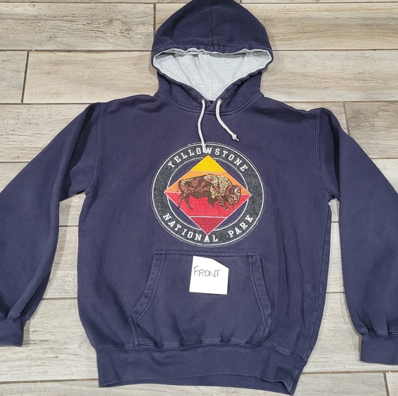 Yellowstone National Park Souvenir hoodie Small Embroidered - Picture 9 of 9